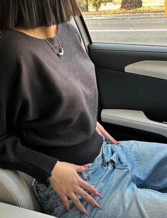 Кофта лодочка женская