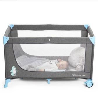 Манеж - кровать. Kinderkraft JOY Blue.