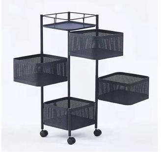 Этажерка универсальная Этажерка раздвижная 26x26x77 см, металл