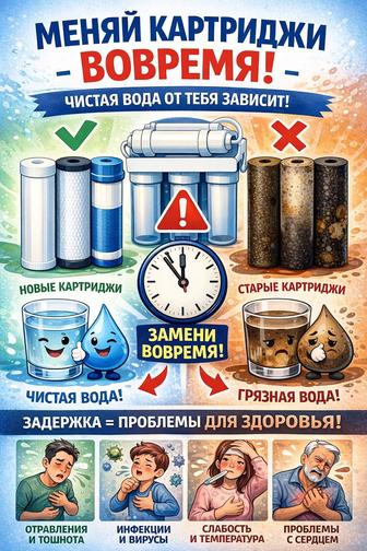 Ремонт и сервис фильтра для очистки воды