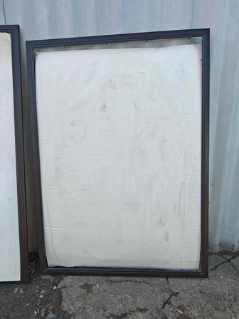 Рамки большого размера из темно коричневого багета 2 шт