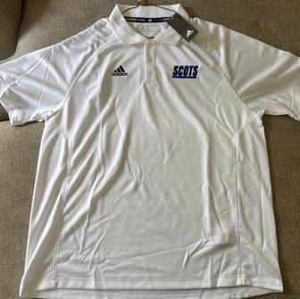 Футболка Adidas White Climate Scots Polo