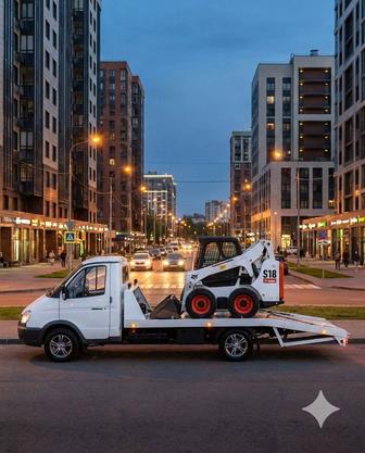 Эвакуация техники, кара, мини каток, бобкат, мини экскаватор, компрессор