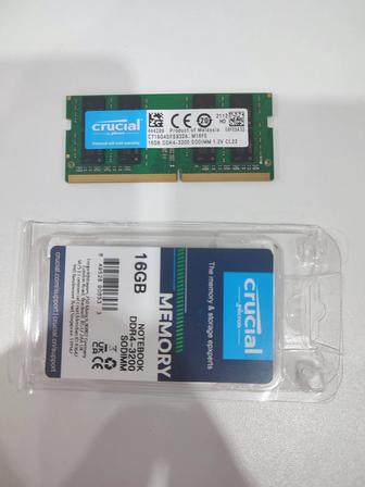 Оперативная память Crucial DDR4 SO-DIMM 16Gb 3200