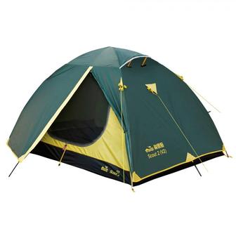 Палатка Tramp scout-2 v2 кемпинговая количество мест 2 зеленый