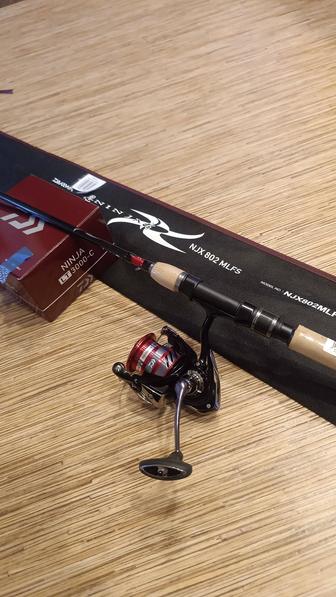 Daiwa Ninja комплект удилище и катушка
