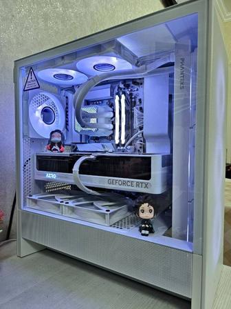 Игровой компьютер, 9800x3d, 5070ti Aero, белый