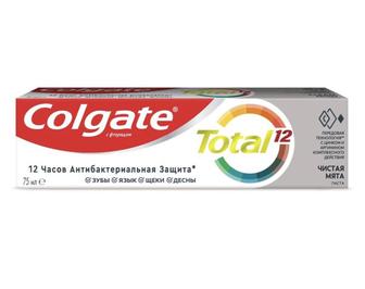 Colgate зубная паста Total 12 Чистая мята 75 мл