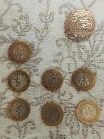 Коллекционные монеты 100-200тг