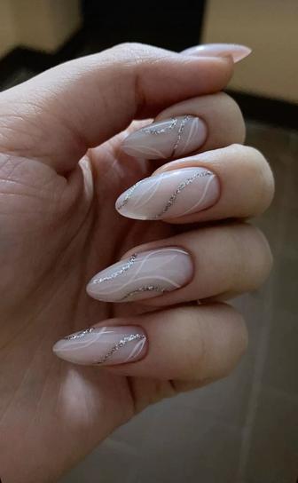 Маникюр комбо , аппаратный с покрытием 4000! Смарт педикюр с покрытием 7000