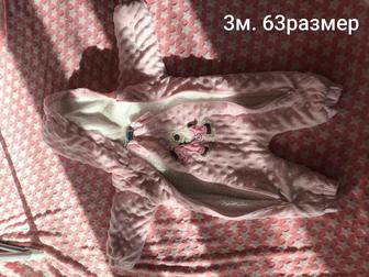 теплые комбинезоны от 3до 10месяцев