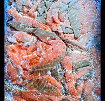 Обрезь стрипсы семги с доставкой от 7 кг и выше