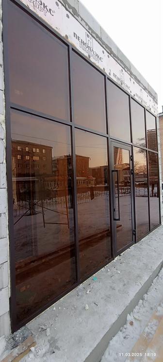 Изготовление алюминиевых конструкций балконы двери витражи перегородки.