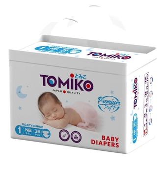 Подгузники Tomiko NB, 36 шт