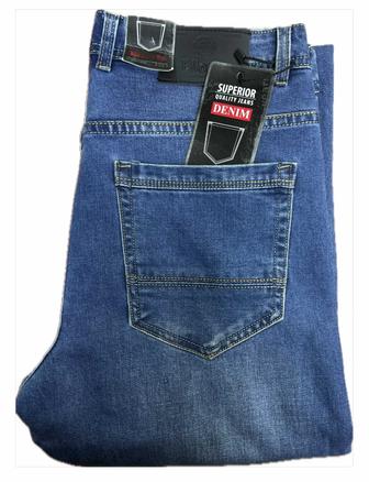 Джинсы мужские прямые синий