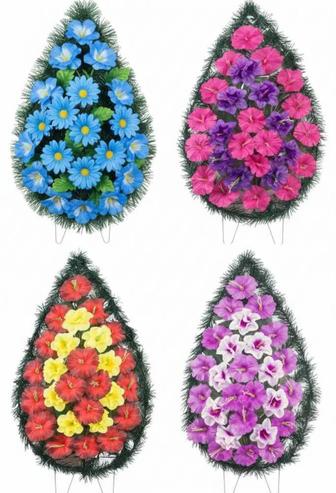 Ритуальные венки, большой выбор, собственное производство