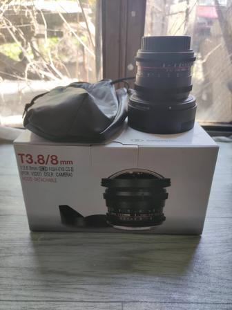 Samyang 8mm T3.8 AS IF UMC Fish-eye CS II VDSLR Canon