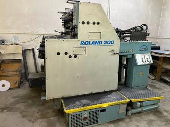 Продам печатный полиграфический станок Roland200 формат 52/74. Двухкрасочны