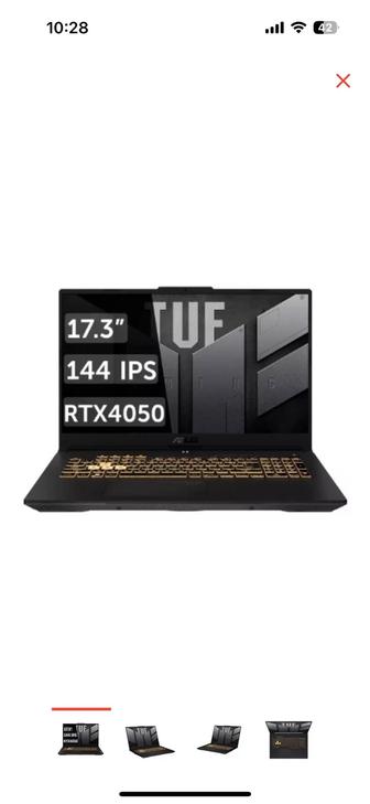 Ноутбук ASUS TUF Gaming F17