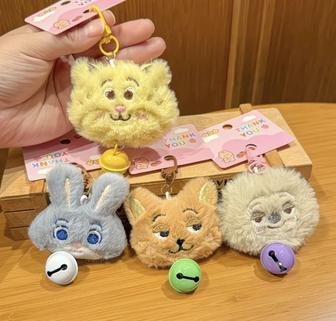 Брелочки и конструктор зверополис