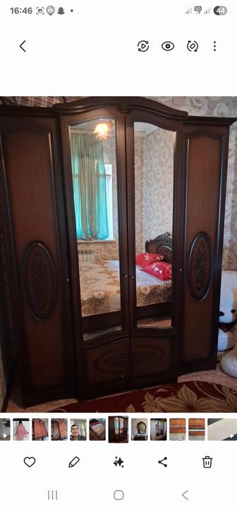 Шифоньер и кровать