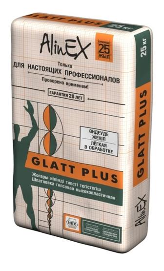 Alinex Glatt Plus 25 кггипсовая шпатлевка