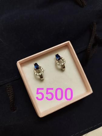 Серьги серебро