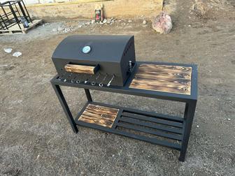 Стационарный переносный мангал BBQ