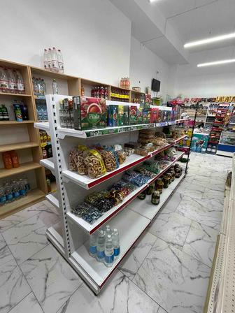 Стеллаж торговый островной (двусторонний) Длина 3м, Высота 1.6м