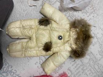 Детский комбез и шапка