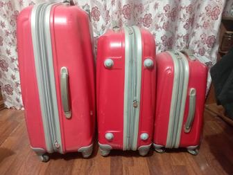 Чемоданы комплект 3в1. Амбассадор