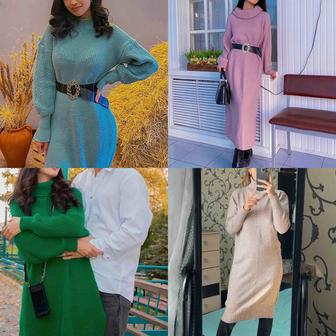 Вязанные платья