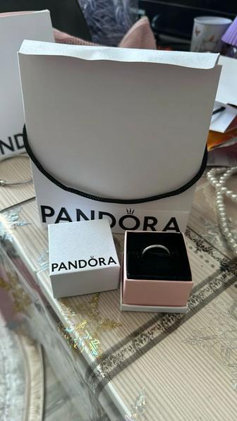 Pandora кольцо серебро 925