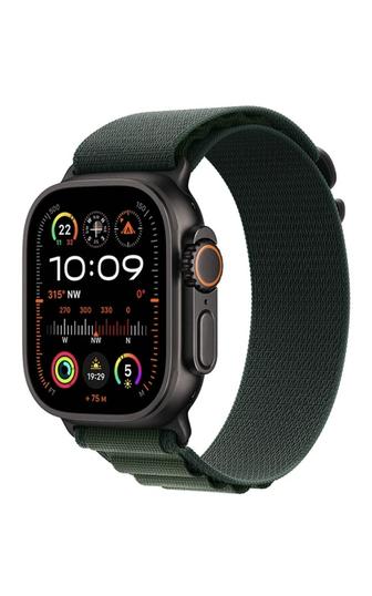 Смарт-часы Apple Watch 2 2024 GPS Cellular M 49 мм черный-зеленый