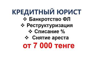 Кредитный юрист, снятие ареста, банкротство, график, арест шешу, споры