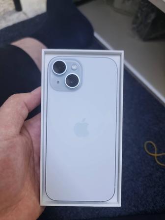 iPhone 15 128GB Blue
 Батарея 100% (60 цикл)
 Қорабы бар