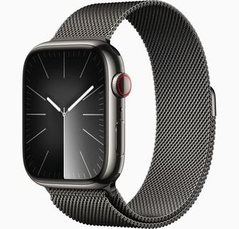 Apple Watch Series 9 GPS нержавеющей стали миланской петлей