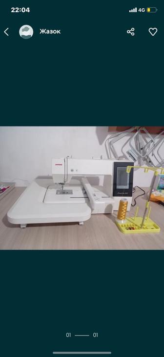 Janome 500 вышивалный машинка