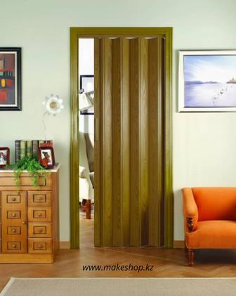 Раздвижная дверь 860 x 2030мм гармошка пластиковые складные купе ширма