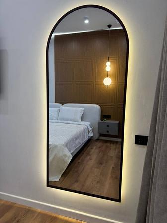 Зеркала с подсветкой с рамкой с установкой