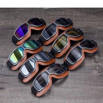 Очки Спортивные Cолнцезащитные Тактические РЕТРО. Мотоциклетные. Вело