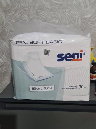 Seni пеленка медицинская Soft Basic белый 60x90 см