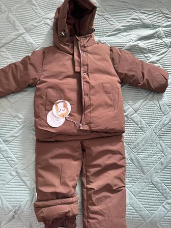 Зимний детский комбинезон