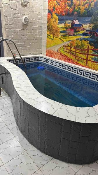 Сауна. Отдельные кабинки. Бассейн. Караоке.