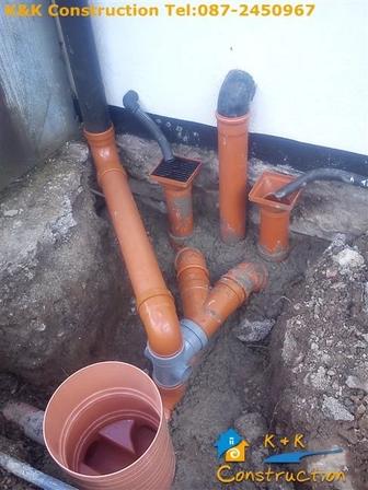 Прокладываем водопровод, копаем траншеи