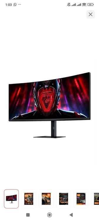 Монитор 34 Xiaomi G34WQ C34WQBA-RG