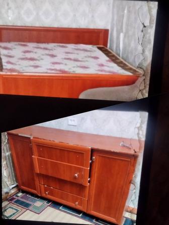 Продам двухспальную кровать б/у