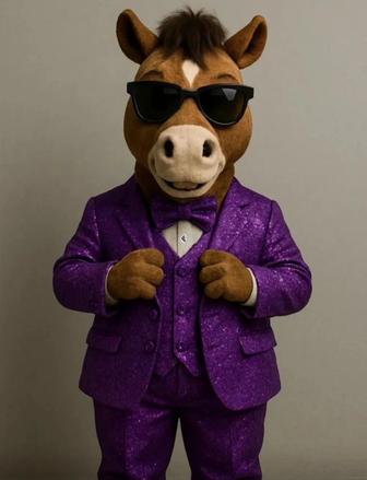 Прокат костюма! СИМВОЛ 2026 года Красная Огненная Лошадь