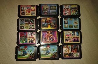 Картриджи кассеты на Sega сега