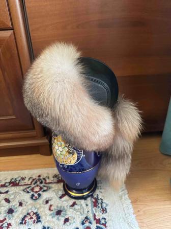 Шапка песец новая женская